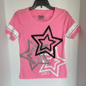 Justice pink dance t shirt girls size 16